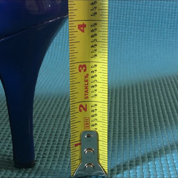 Women’s Sexy Hollywood Heels Shiny Blue - Picture 3 of 7